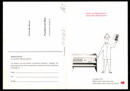 Klapp-AK Frankfurt a. Main, Firma Max Br