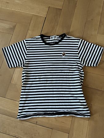 Bape striped T shirt 