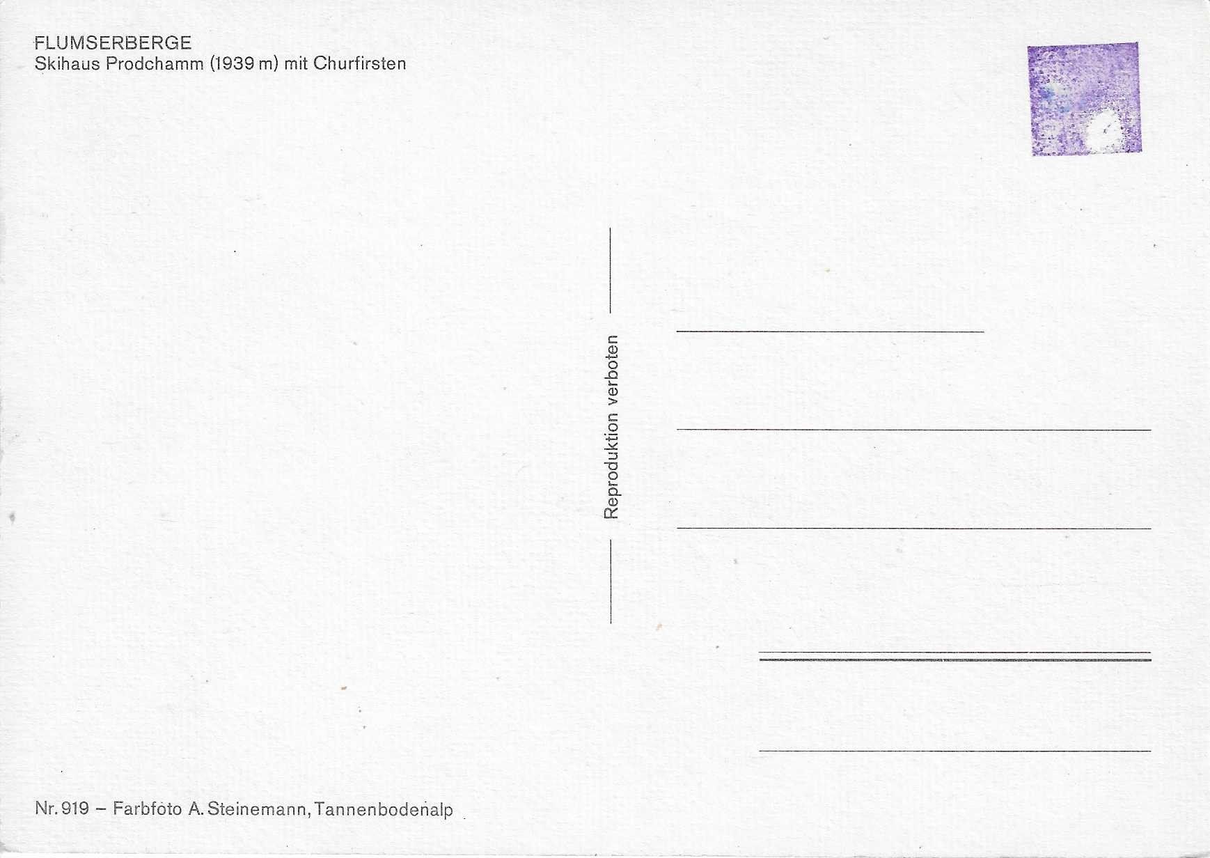 Cartoline postali: Flumserberg SG – Nuovo (secondo la descrizione) da Rothrist venduto da Stranglehold 1
