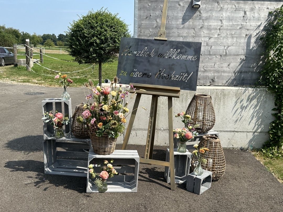 Toutes les décorations: Hochzeits Schild Deko – D'occasion à Schönholzerswilen par Meli0125 1