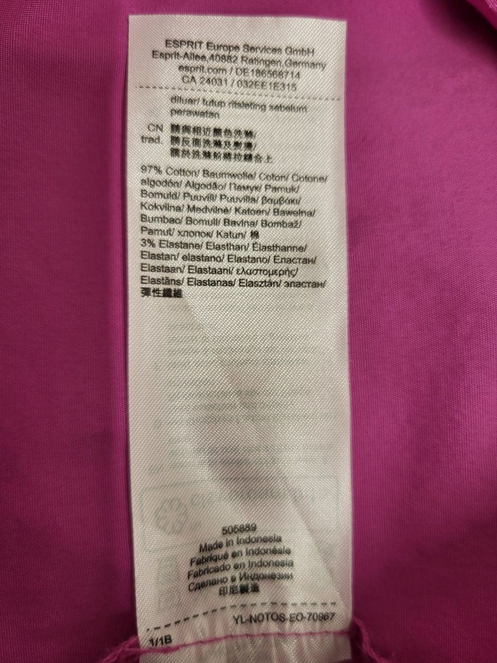 Esprit Vestiti: Esprit Kleid Gr. 36 - Baumwolle, tailliert mit Taschen – Usato da Baar venduto da clar6 5