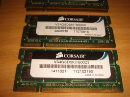2 stück 2gb ddr2 6400 für laptop.