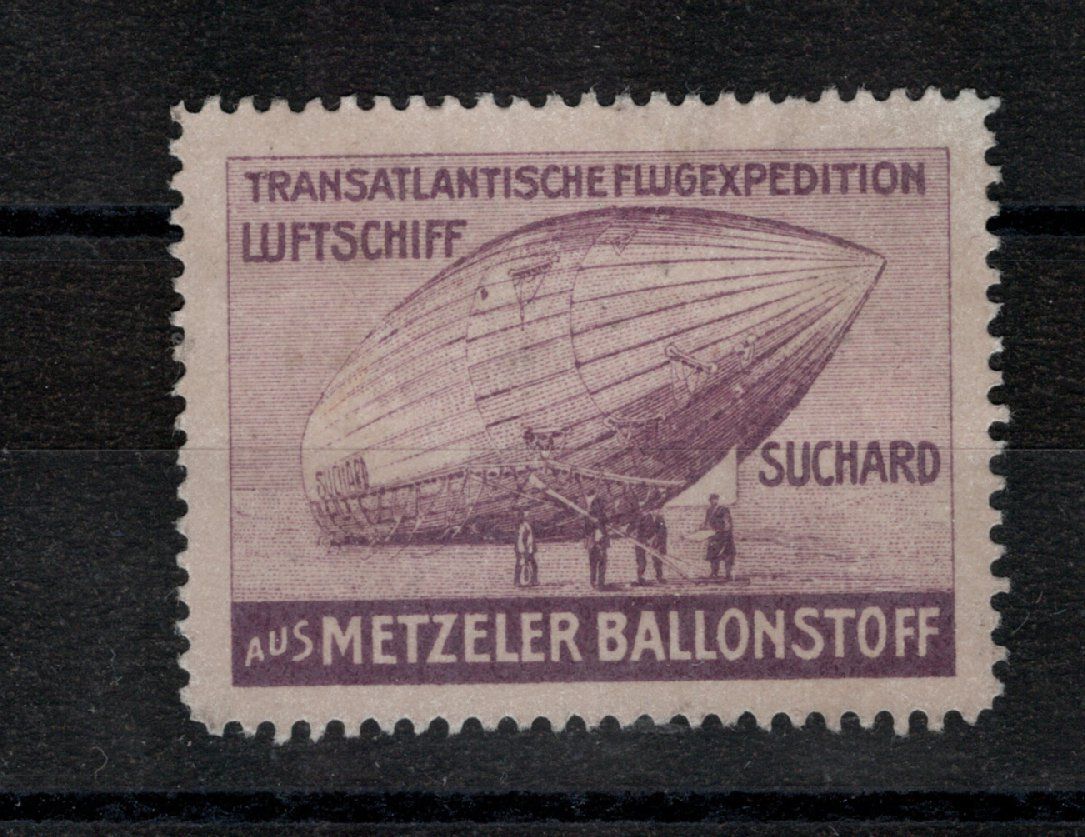 Tutti i francobolli: Flugspende-Vignetten Metzeler, 4x Luftschiff SUCHARD, im SBK – Nuovo (secondo la descrizione) da Uesslingen venduto da WHALESTAMPS 3