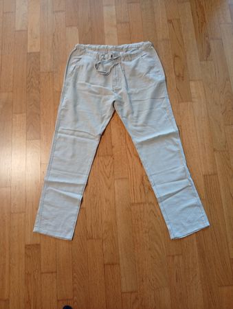 Leinenhose mit Kordelzug