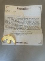Vergoldete Künstler Brosche „Eine Taube für den Frieden“