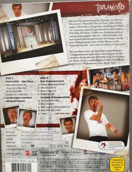 Alle DVDs: Mittermeier Michael: Paranoid: Grande cochones Edition 2DVD – Neu und originalverpackt aus Steinhausen von Vilivinili 1