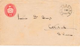 Tüblibrief, Pontresina - Entlebuch 1878 - Zwergstempel gross