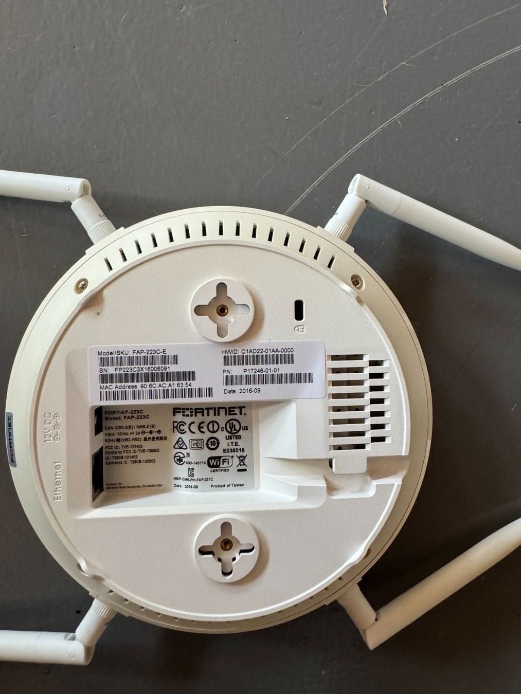 Firewall: Fortinet FortiAP 223C WLAN Access Point – Usato da Jona venduto da ric_nbc9