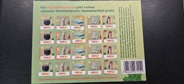 1 volle Sammelkarte COOP "Grosser Sammelspass" (40 Märkli)