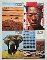 Emil Schulthess: alle 4 Afrika-Ausgaben 1957 von DU Foto-EA!