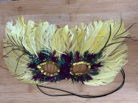 ***Glamouröse Fasnachtsmaske Federn Federmaske Rio Carneval*