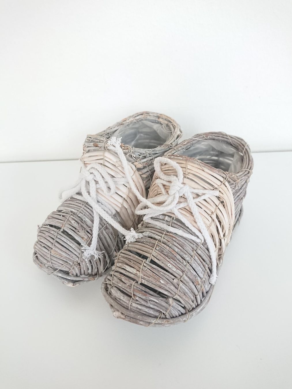 Vasi per fiori: Blumentopf Übertopf Shabby Chic 21x26x12cm – Usato da Hallau venduto da CHACLA 1