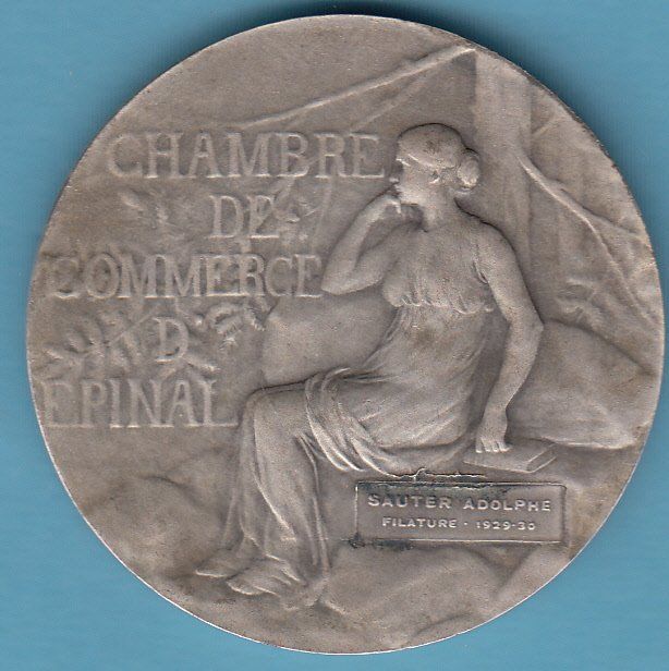 Medaglie: Chambre de Commerce d'Epinal "Filature - Spinnerei" – Usato da Gossau SG venduto da Gallus00