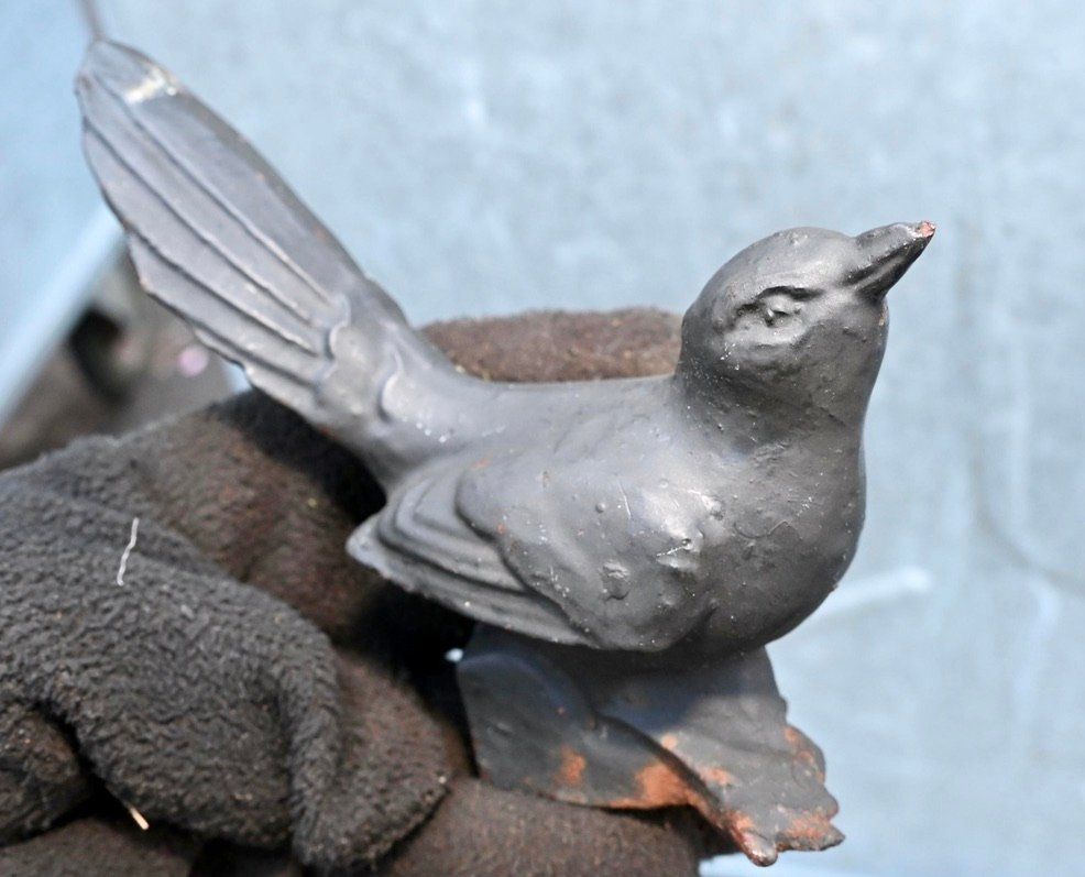 Figuren: alter GUSSEISEN Vogel gartenfigur etc B – Gebraucht aus Pfaffhausen von mono_rec