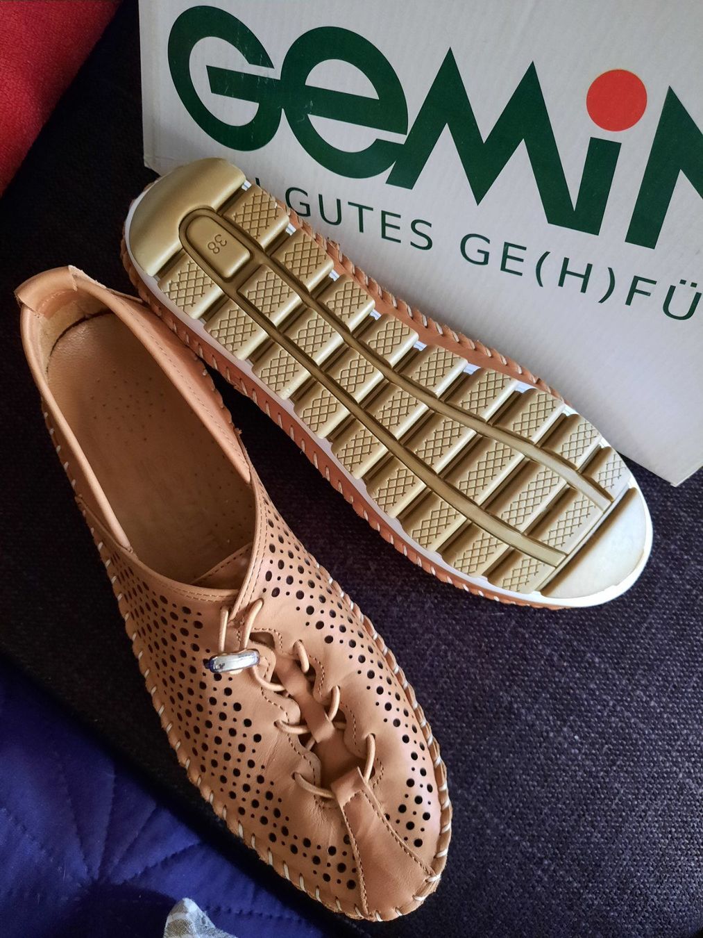 Scarpe da donna: Mokassin von Gemini, Leder, Gr.38, NEU! – Nuovo e nell'imballaggio originale da Allschwil venduto da saphira012 1