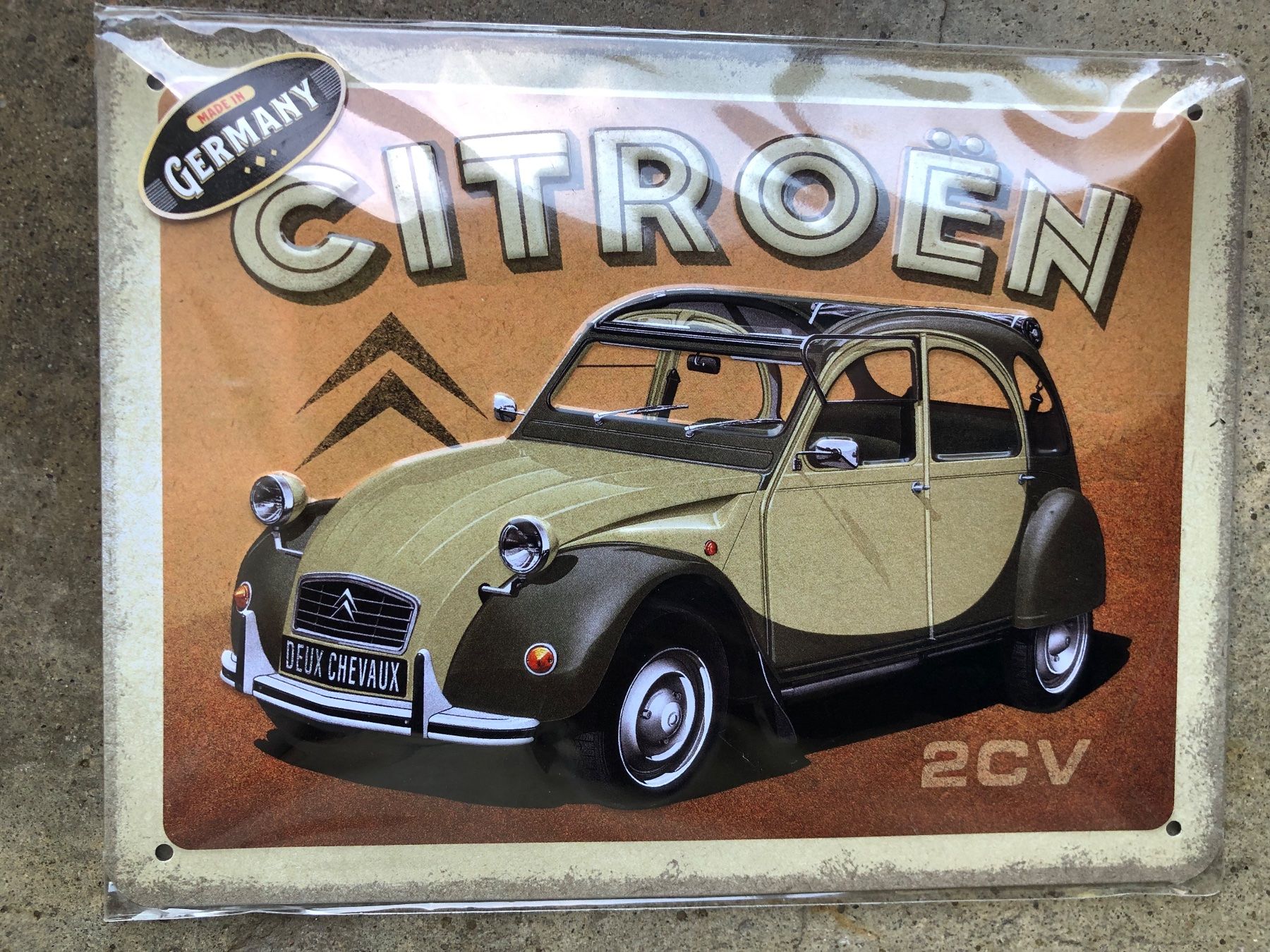 Insegne: Citroen 2cv Oldtimer classic ente – Nuovo e nell'imballaggio originale da Reinach AG venduto da rares75