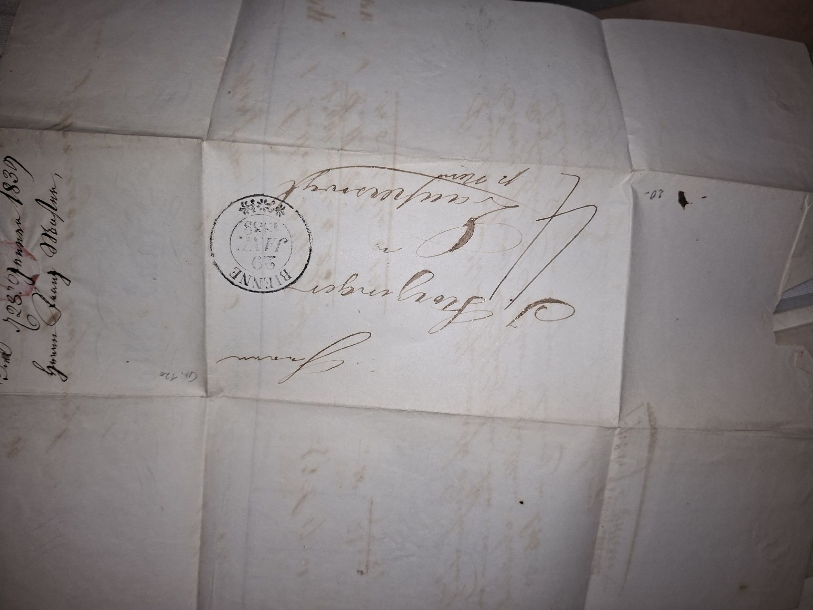 Tutti i francobolli: Vorphilatelie 1839 Biel  – Usato da Balgach venduto da SIMEON27 2