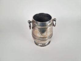 Metall Eimer mit Gravur