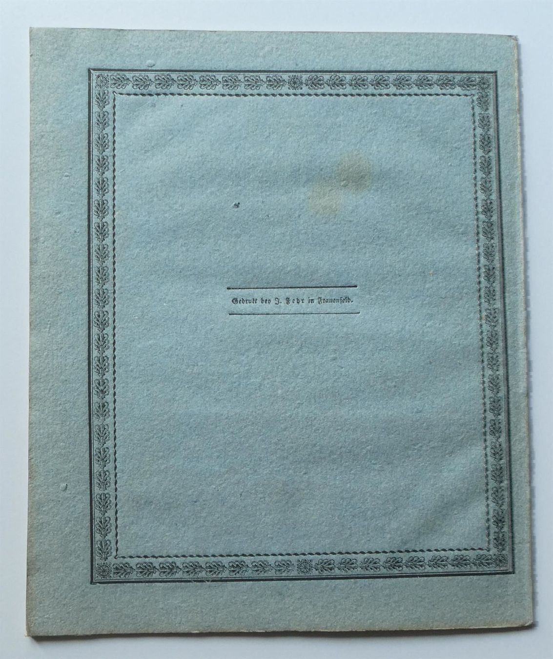 Stiche: Thurgauisches Neujahrsblatt 1828 Aepli – Gebraucht aus Frauenfeld von Astra13 5