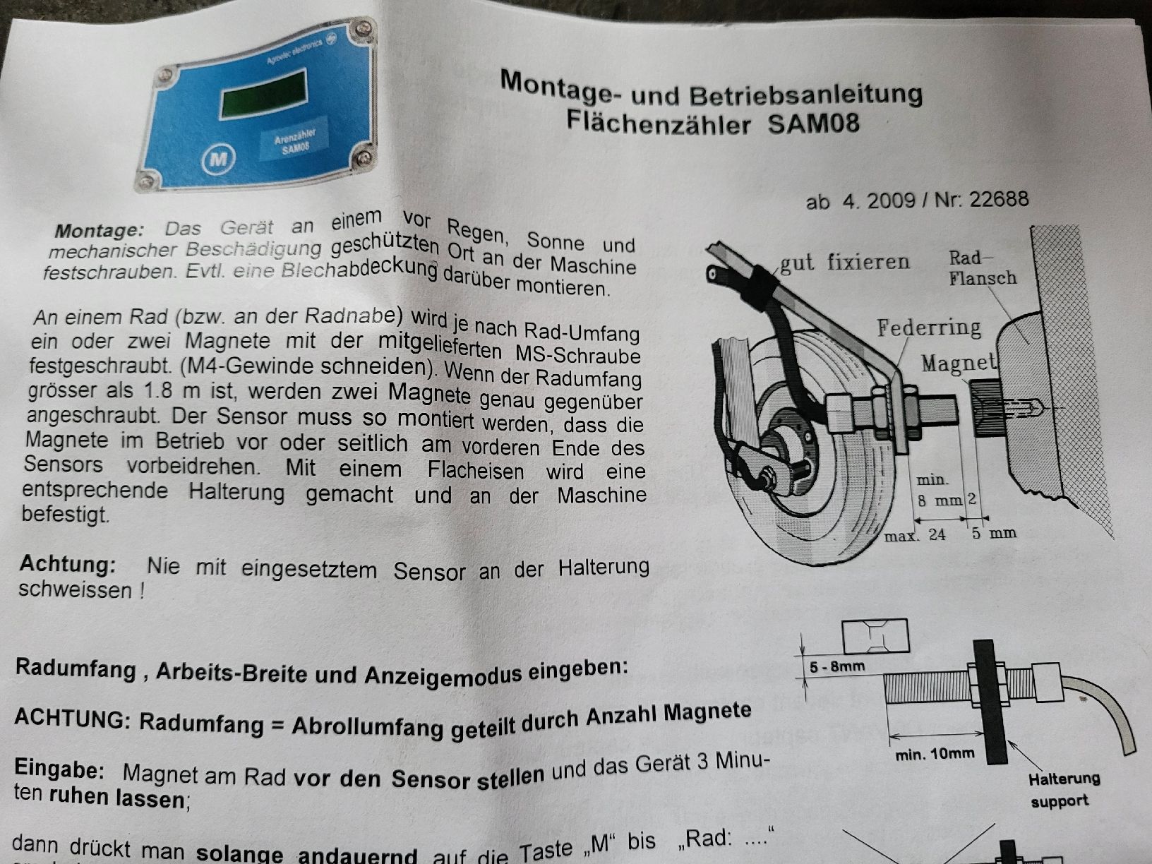 Altro per Ufficio & Commercio: Hektarzähler Neu – Nuovo e nell'imballaggio originale da Giswil venduto da Hans83 2
