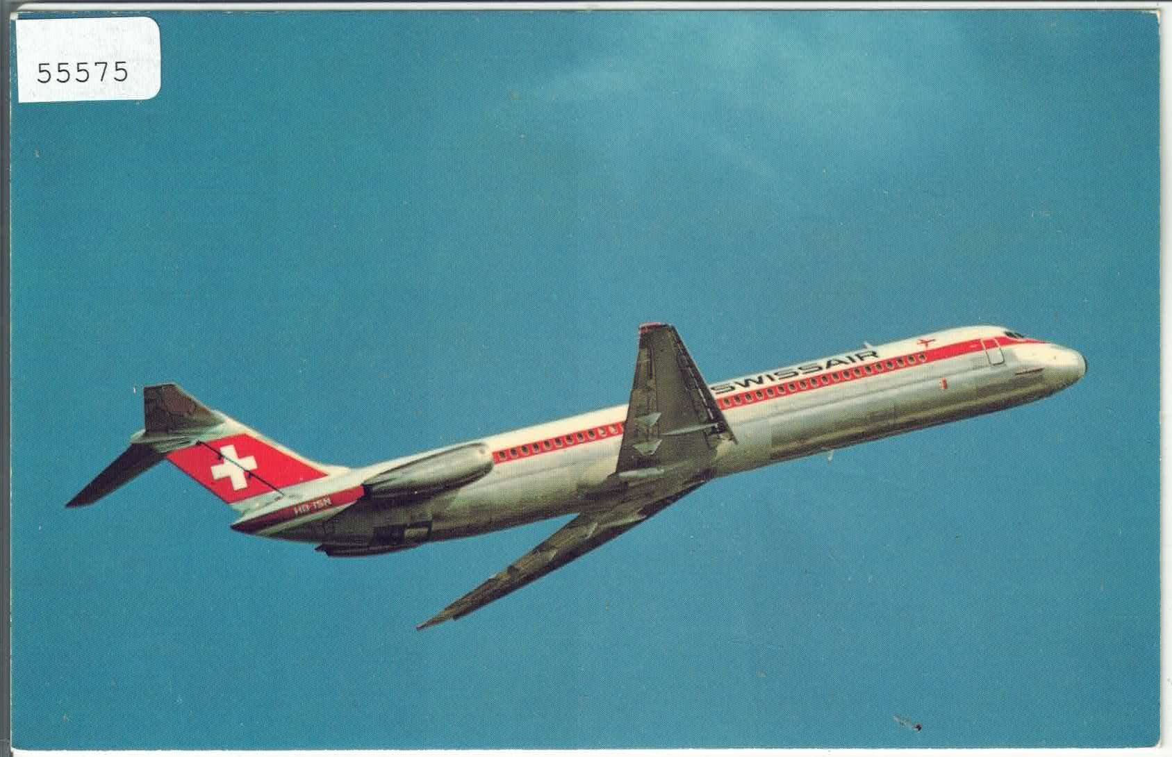 Cartoline postali: Swissair - McDonnel-Douglas DC-9-51 – Usato da Ettingen venduto da Kartenplanet