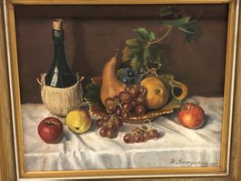 Klassisches Früchte-Stillleben Ölgemälde