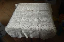 BABY COUVERTE NEU - HANDARBEIT - CM 80X50