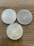 3 Stück 5 Franken Silbermünzen