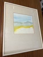 Original Aquarell Landschaftsmalerei, signiert '86!