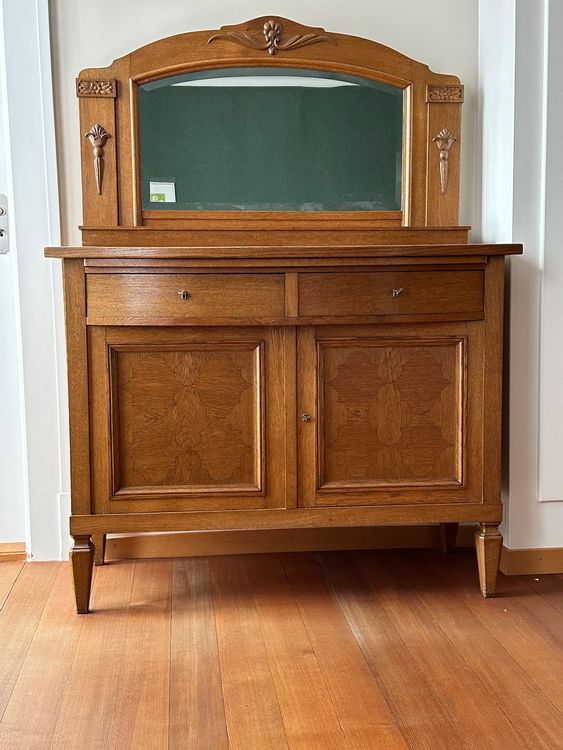 Jugendstil Kommode mit geschliffenem Spiegel 1920er Jahre (Gebraucht ...