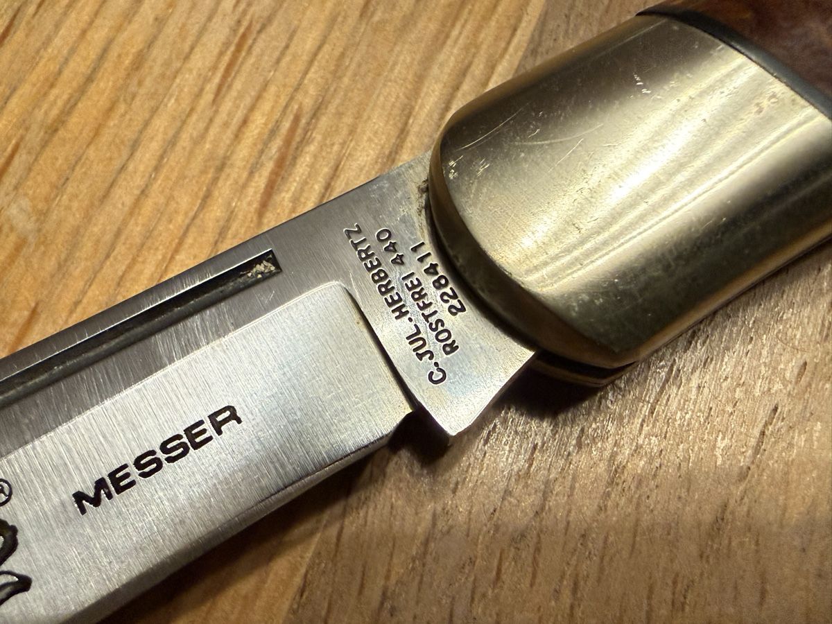 Herbertz Coltelli tascabile: Herbertz Jagdmesser, Taschenmesser Sackmesser – Nuovo (secondo la descrizione) da Goldach venduto da Messerguru