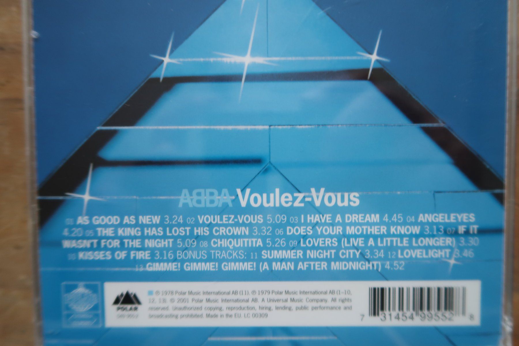 CD: ABBA - VOULEZ-VOUS - BONUS TRACKS - CD – Usato da Basel venduto da Patiscat 2
