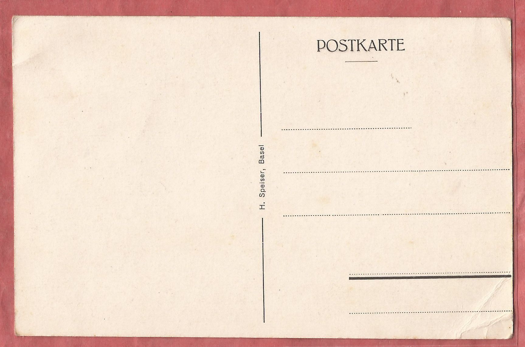 Cartoline postali: Riehen - Sonnenhalde - ca. 1915 – Usato da Fislisbach venduto da Porano 1