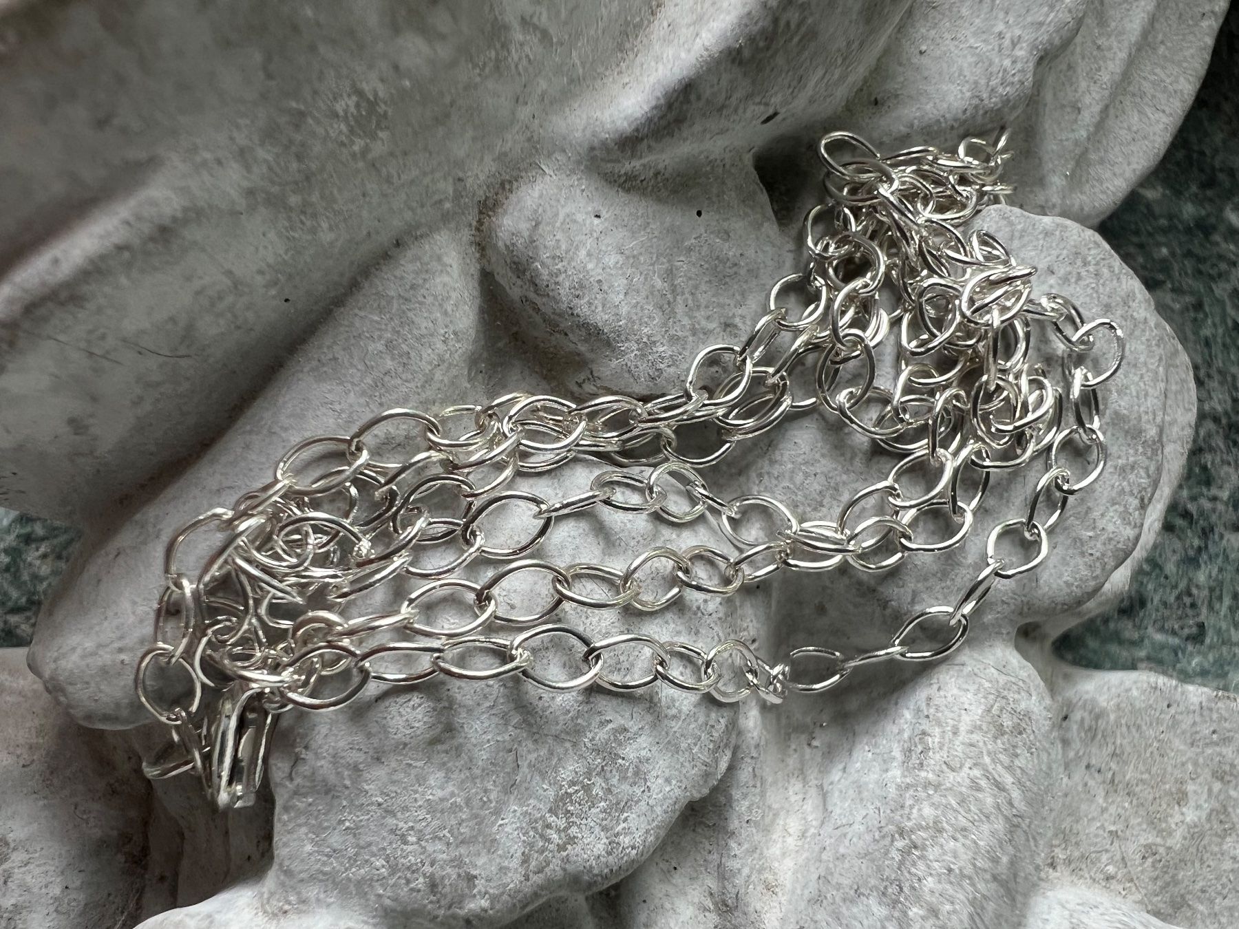 Catenine: Silber Kette 50cm - Durchmesser 2,8mm  - 3,1g - leicht hell – Usato da Bern venduto da Jiffy 2