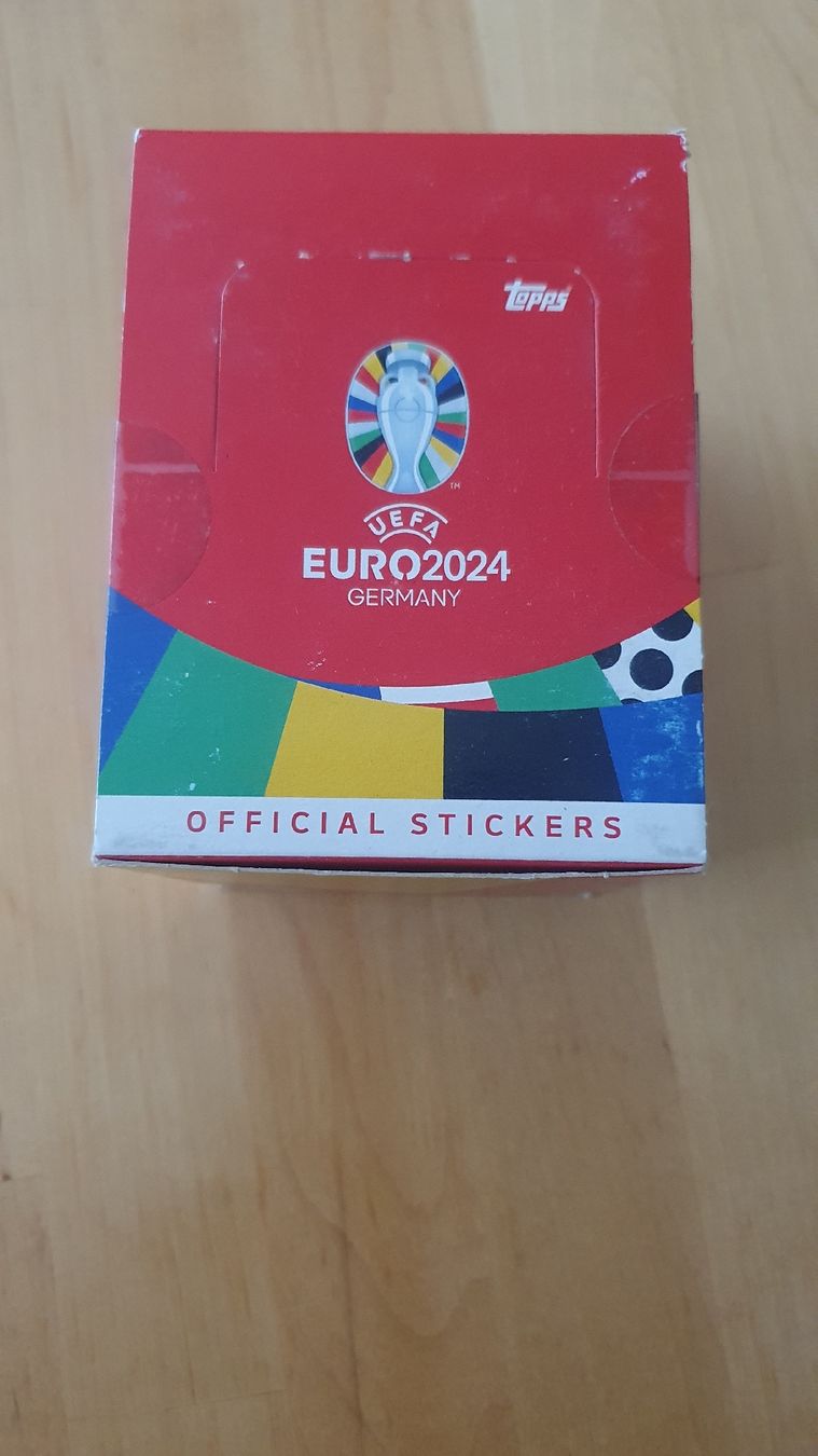 Topps Carte collezionabili: Uefa euro 2024 Germany Sticker box – Nuovo e nell'imballaggio originale da Winterthur venduto da Bugsy71