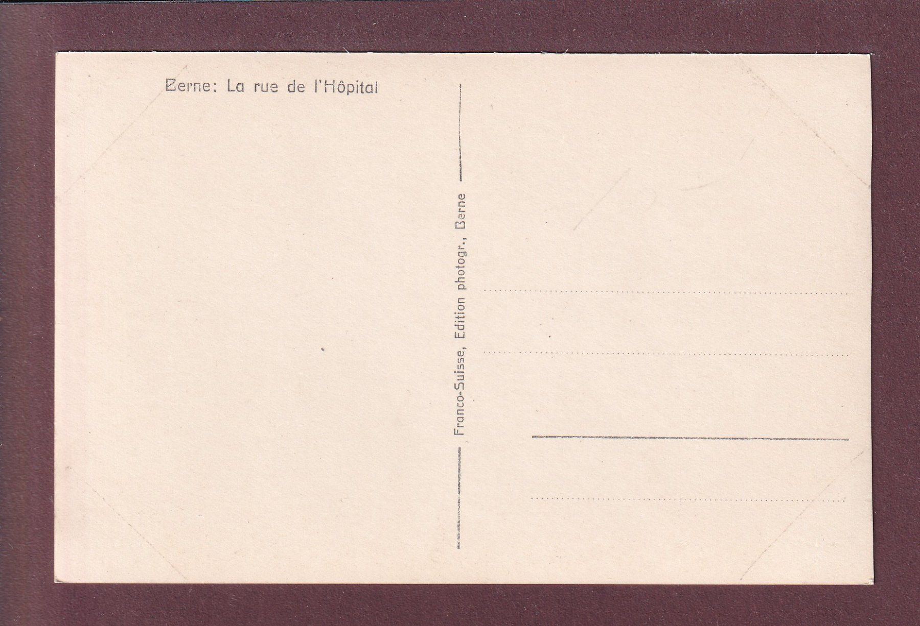 Cartoline postali: BERN - Spitalgasse - Dudelsackpfeifferbrunnen – Usato da Pully venduto da nicecards 1