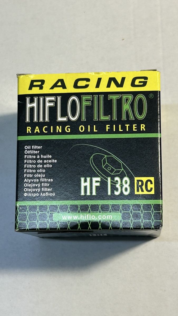 Tutti i ricambio per moto: Oelfilter HF 138 RC Hiflo – Nuovo e nell'imballaggio originale da Spiez venduto da fikus69