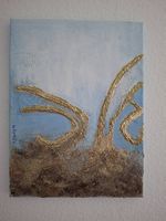 Schönes Bild auf Leinwand mit struktur.