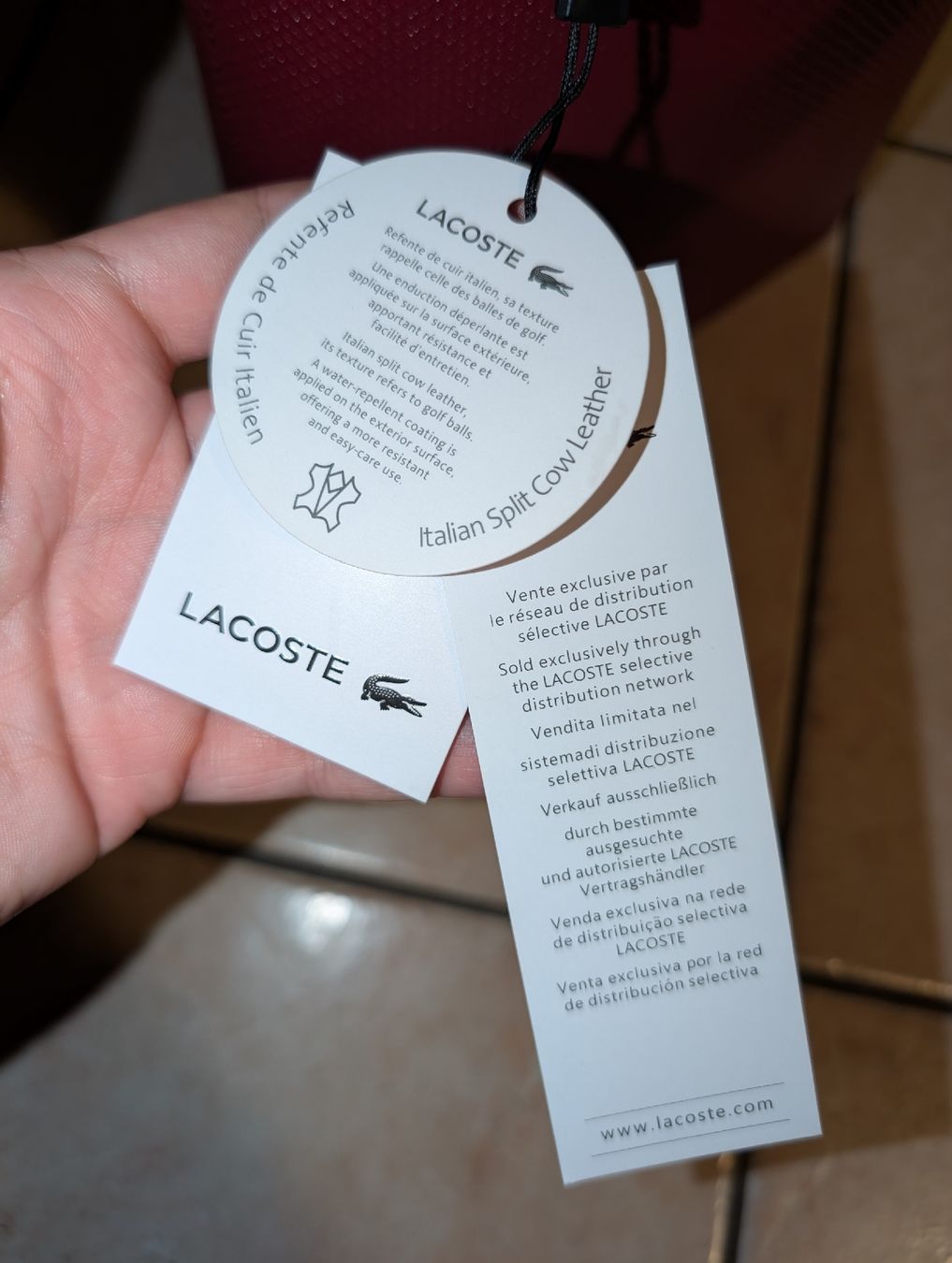 Lacoste Taschen für Damen: LACOSTE shoulder bag NF3215CE New! – Neu und originalverpackt aus Figino von Dylan.Mezza 9
