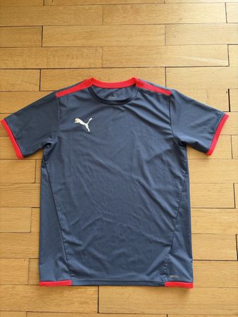 Puma T-Shirt grau-rot Grösse 13-14 Jahre