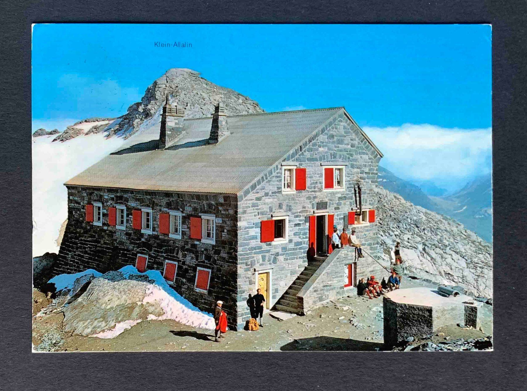 Cartoline postali: AK Britanniahütte bei Saas Fee – Usato da Goldau venduto da artelier1
