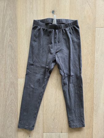 H&M Leggings Dunkel Grau Gr. 104