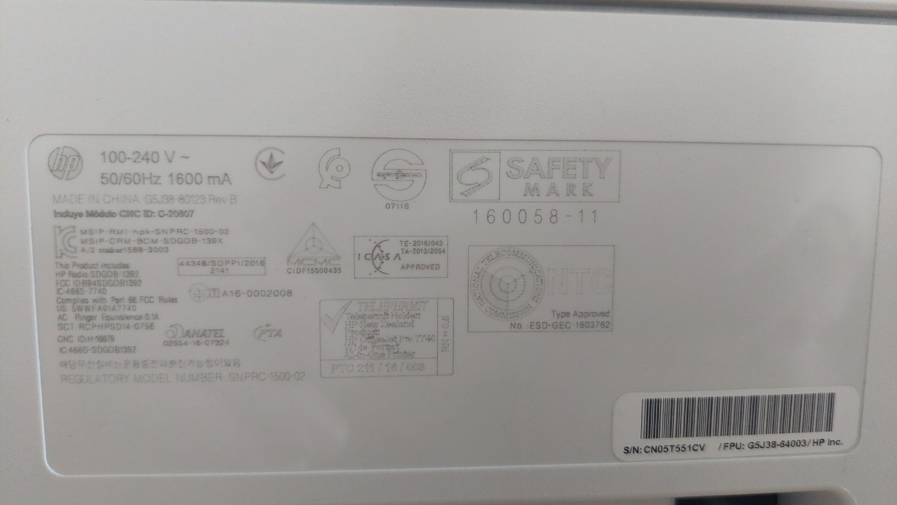 Hewlett Packard Stampanti: Hp Officejet Pro 7740 – Usato da Grosswangen venduto da Chlaaus 5