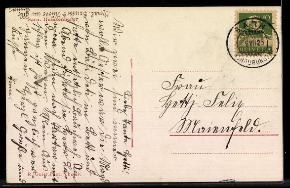 Cartoline postali: AK Sarn, Heinzenberg, Ort mit Kirche – Usato da Berlin venduto da bartko-reher 1