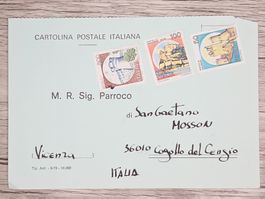 CL22 Carte Postale + Timbre Italie 19xx