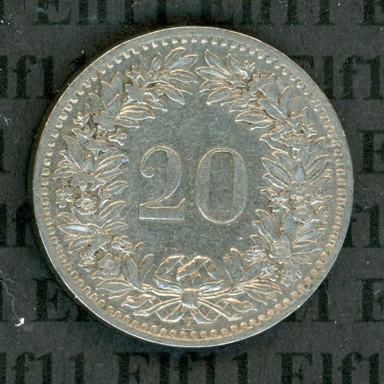 Tutti le monete: CHF___0.20 1887 -vz 20 Rappen – Usato da Widnau venduto da Elf11 1
