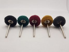 5x Polierbürsten Polierscheiben Scotch für den Dremel