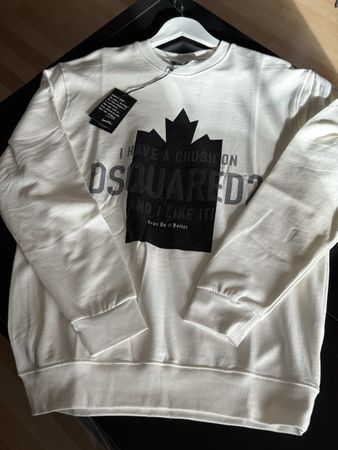 Dsquared2 Sweater XXL White, Fall Fashion, Brand New!