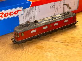 H0/DC verwittert SBB Re 6/6 11636 Roco