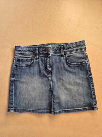 Jeansjupe blau, Gr. 116   C + A